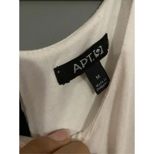 Apt. 9  Skater Tank Top Dress Black And White Size Medium thumbnail 3