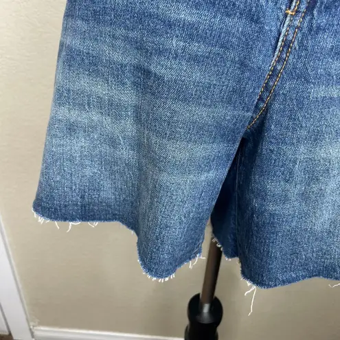 Isabel Maternity by Ingrid & Isabel Side Panel Women Jean Midi Short US 16 NWT Blue