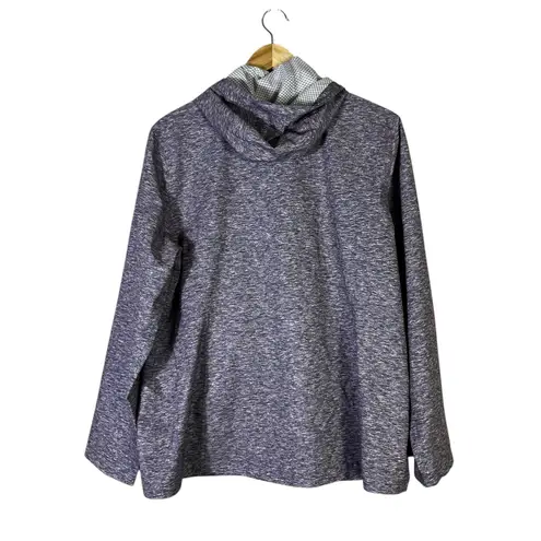 Free Country Waterproof Rain Jacket Womens XL Heather Purple Full Zip Outdoor