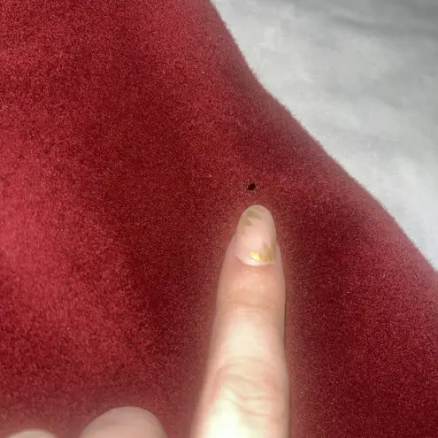 Façonnable Women’s Faconnable 100% Wool Maroon Coat Sz M Medium W Flaws