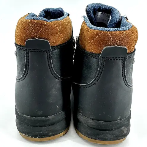 Forsake Patch Hiking Boots Leather Lace Up Waterproof Wicking Mid Black Tan 8.5