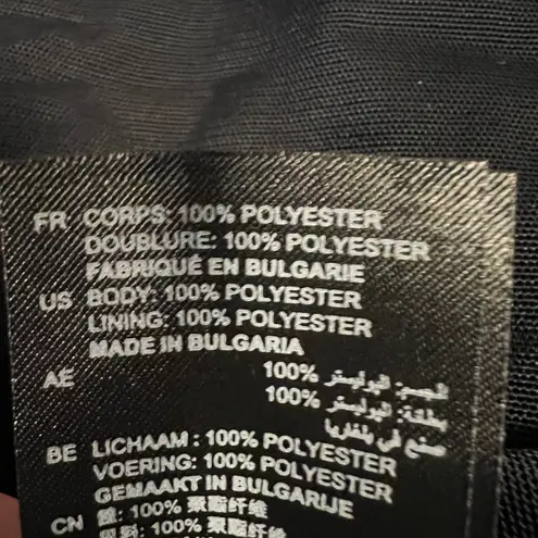 Sandro Paris Black Ruffled Strapless Bustier Top Night Out Party Size 3 / Large