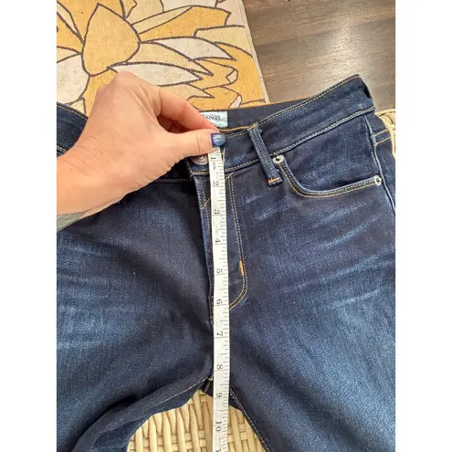 Hudson Mia 5 Pocket Mid Rise Flare Jeans 25 boho flattering layered retro modal Blue - Image 9