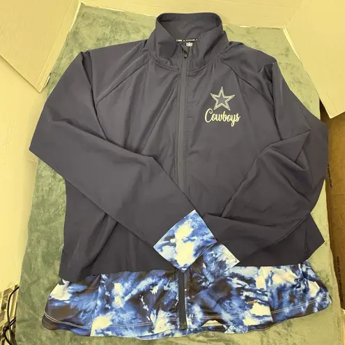 Starter MSX Michael Strahan for NFL Dallas Cowboys Women's Full-zip Jacket 2XL