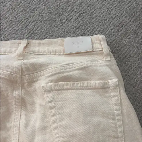 Edwin Cream Women's Wide leg Jeans Size 25