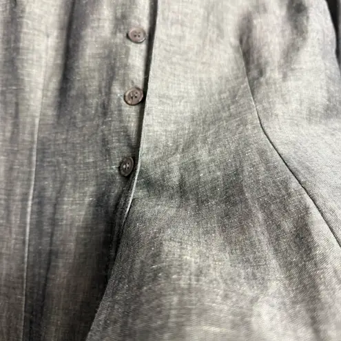 Parisian Signature Khaki Long Sleeve Collar Dress Green Size 6