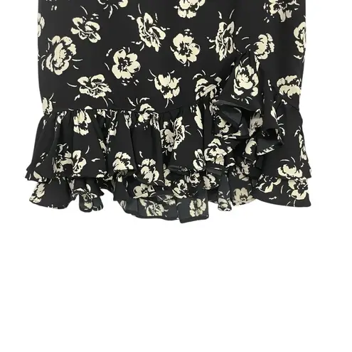 Polo Ralph Lauren Floral Black and Cream ruffle skirt size 4, Spring, Summer