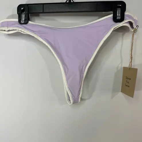 Stone Fox Swim Moon Bottom in Orchid Petal XL NWT