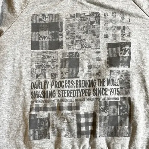 Oakley “Breaking the Mould” Gray Boatneck Sweatshirt