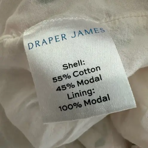 Draper James Cottage Floral Mini Dress Cream Long Sleeve Babydoll Brunch Shower