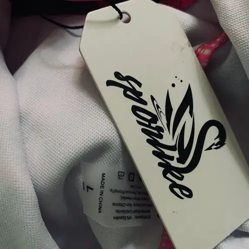 One Piece SPORLIKE Women Swimsuit V-Neck Ruffle Bathing Suit Padded Monokini