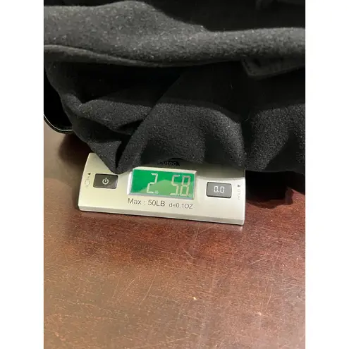 DDCLAB Black Wool Blend Coat Leather Accents Made in Italy Size Small (est)