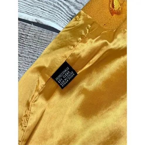 Linda Allard Ellen Tracy Lined Crepe Wool Straight Pencil Skirt 16 NWT MSRP $155 Orange