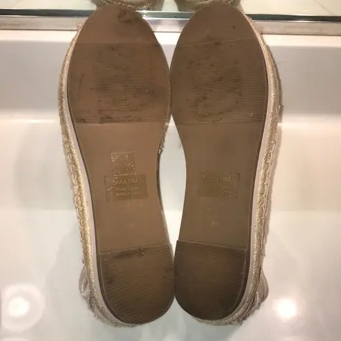 Botkier Women’s Sara Floral Lace Sequin Espadrille Flats