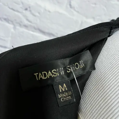 Tadashi Shoji Nordstrom black art deco cocktail Dress M Nordstrom