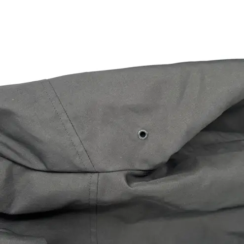 Volcom  Enemy Lines Jacket Black Hooded Zip Up Windbreaker Womens Small