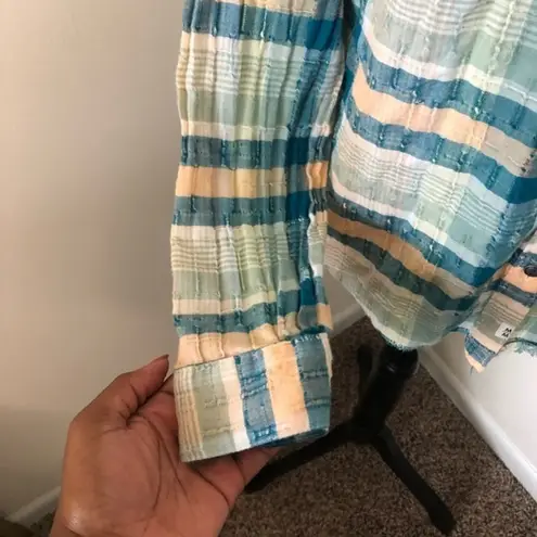 Melrose and Market Plaid Button Down Shirt