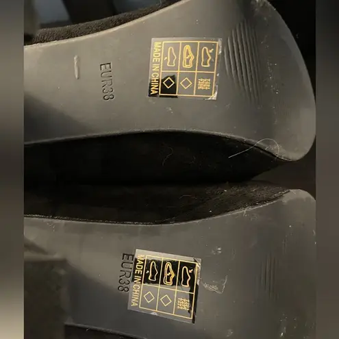 McKoine Black Platform Mary Jane Round Toe Pumps Women’s Size EUR 38