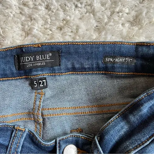 Judy Blue Straight Leg Jeans in Medium Wash Size 27