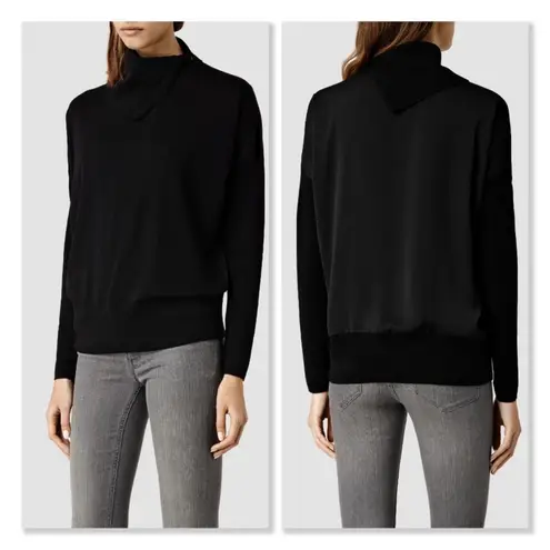 ALL SAINTS flik jumper Long Sleeve Wool Sweater Size Large