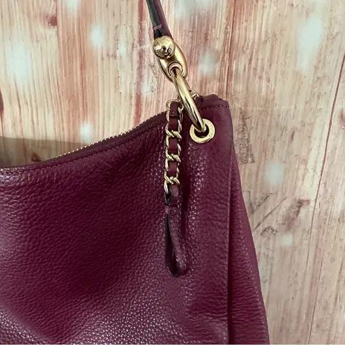 Coach Outlet Mia Wine Shoulder Bag