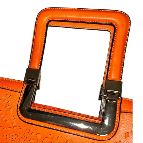 Cut out design orange bag. New