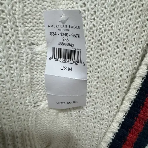 American Eagle NWT AE Oversized Cable Knit Button-Up Cardigan Size M