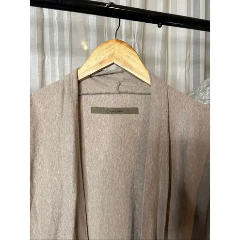 Enza Costa Gray Long Cardigan Size M