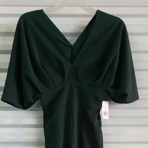 Alexia Admor Jumpsuit Womens Size Extra Small XS Green V-Neck Ankle Cropped - Image 8