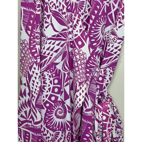 J. McLaughlin Women's Size S Purple Midi Wrap Dress EUC