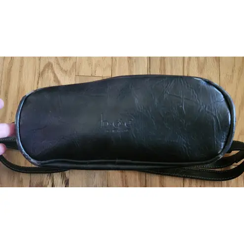 b.o.c. Born Concept Black Faux Leather Shoulder Bag Crossbody Purse