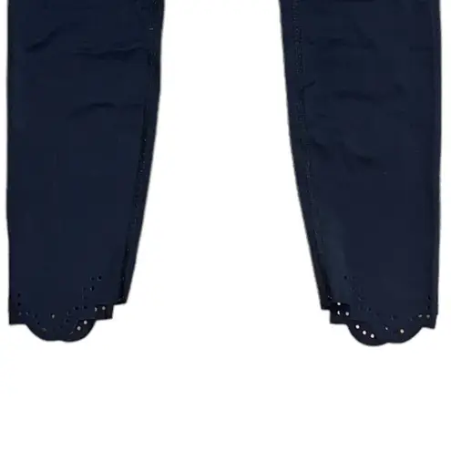 Beyond Yoga Cruz Scalloped High Waist 7/8 Yoga Leggings Black Medium Workout Gym