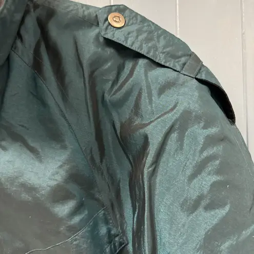 Vtg 80’s 90’s Women’s Size L Ski Snowboarding Jacket Coat Teal Green INSIDE EDGE Size L