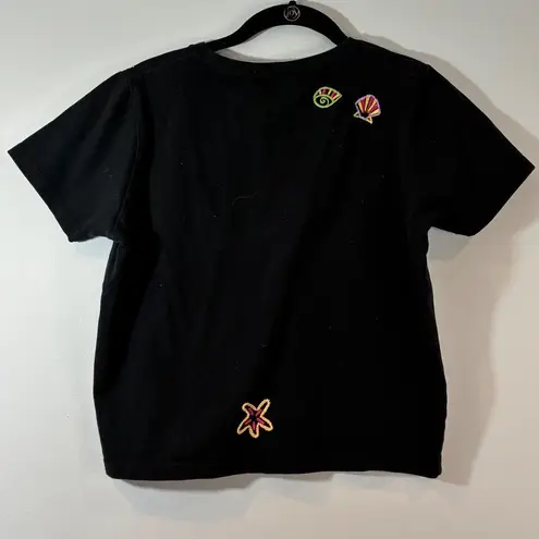 Michael Simon Lite Beach Theme Embroidered T