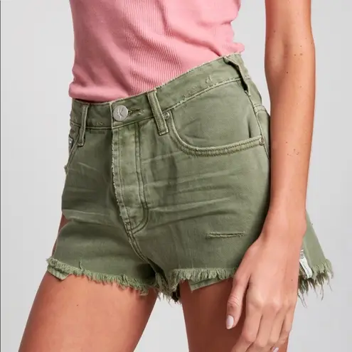 One Teaspoon  Super Khaki High Waist Bonita Shorts