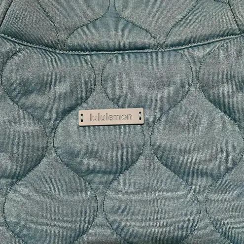 Lululemon RARE $148  Scuba Oversized Quilted Half Zip | Storm Teal