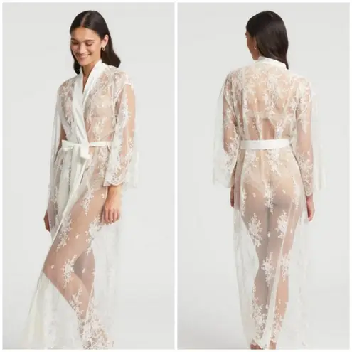 💕BHLDN x RYA COLLECTION💕 Darling Lace Robe ~ White Medium/Large NWOT Size undefined