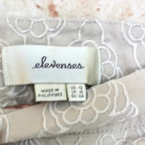 Elevenses | Cream/White Embroidered Shorts thumbnail 6