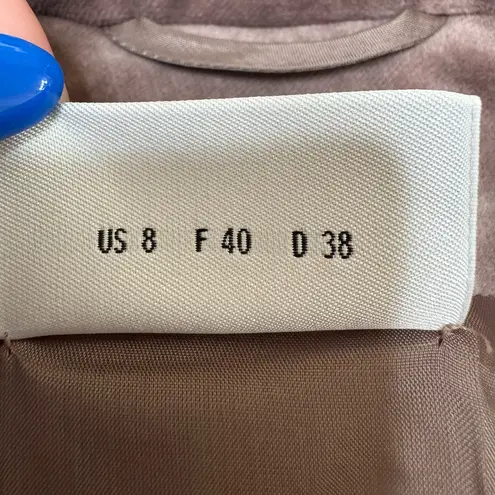 Akris Punto Suede Zip Jacket Coat size US 8 $2,790