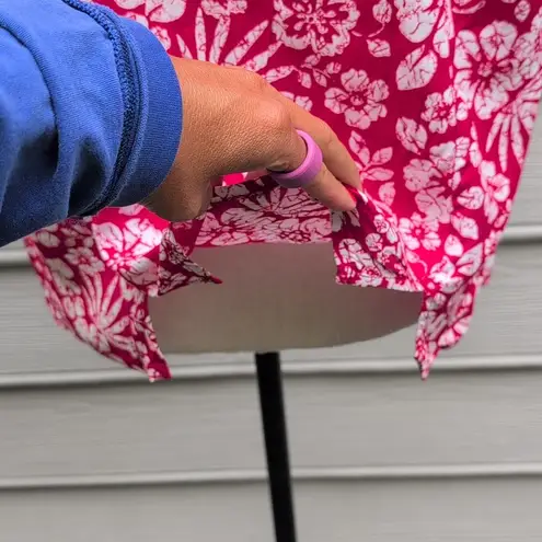 Dress Barn Sleeveless Hawaiian Shirt | Dress Barn Sleeveless Floral Button Down Red Size XL