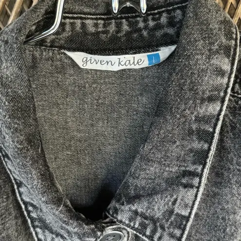 Given Kale Grey Jumpsuit L Gray Size L