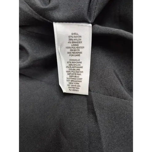 Tahari NWT Short Black Open Dress Jacket Rayon Blend Satin Lined Sz 10 NWT