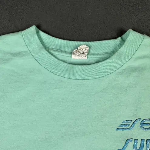 Sea N Suds Shirt Unisex Medium Blue Gulf Shores AL Restaurant Beach Graphic Tee