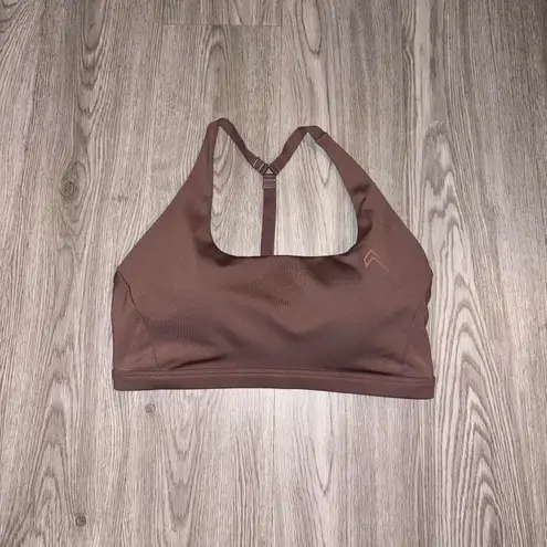 Oner Active “Cool Brown” Square Neck Sports Bra
