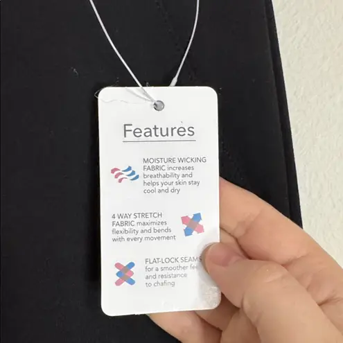 Yogipace Stretch Black Flare leg Yoga Dress Pants size 25