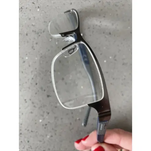 Foster Grant Ironman Eyeglasses Frames ONLY IM1001 DG0921 Half Rim 53-17-147