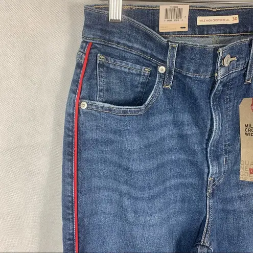 Levi's Levi’s Mile High Cropped High Rise Wide Leg jeans