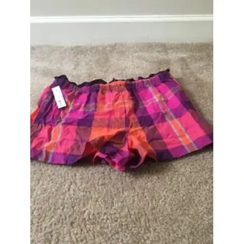 Faded Glory  Women's Woven Boxer Shorts Size L 12-14 MultiColor