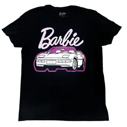Barbie Convertible Dream Car Graphic Black T Shirt Size Small Barbiecore Fandom