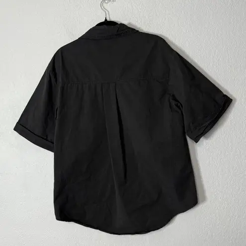 Dissh Maxie Black Cotton Shirt Size 4